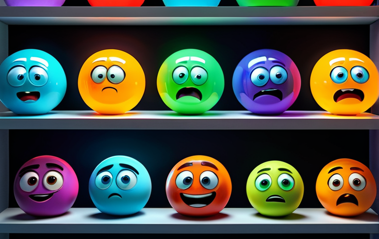 인사이드 아웃  Inside Out    인사이드 아웃에서 감정의 시각적 표현 - **Prompt:** "A vibrant and colorful depiction of Joy, Sadness, Anger, Fear, and Disgust inside a con...