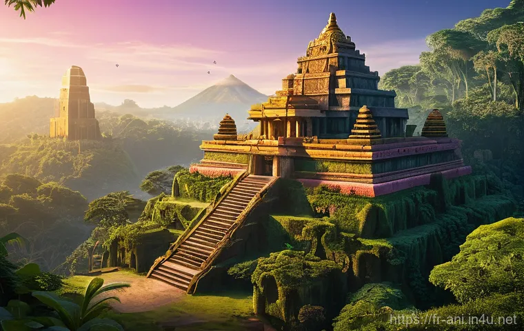 엘도라도  The Road to El Dorado    엘도라도의 모험과 황금 신화 - **"A grand, cinematic shot of the mythical golden city of El Dorado, nestled deep within a vibrant, ...