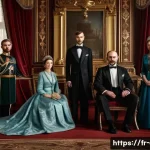 아나스타샤  Anastasia    아나스타샤와 러시아 황실 이야기 - A historically detailed scene depicting the Romanov family in early 20th-century Russia, dressed in ...